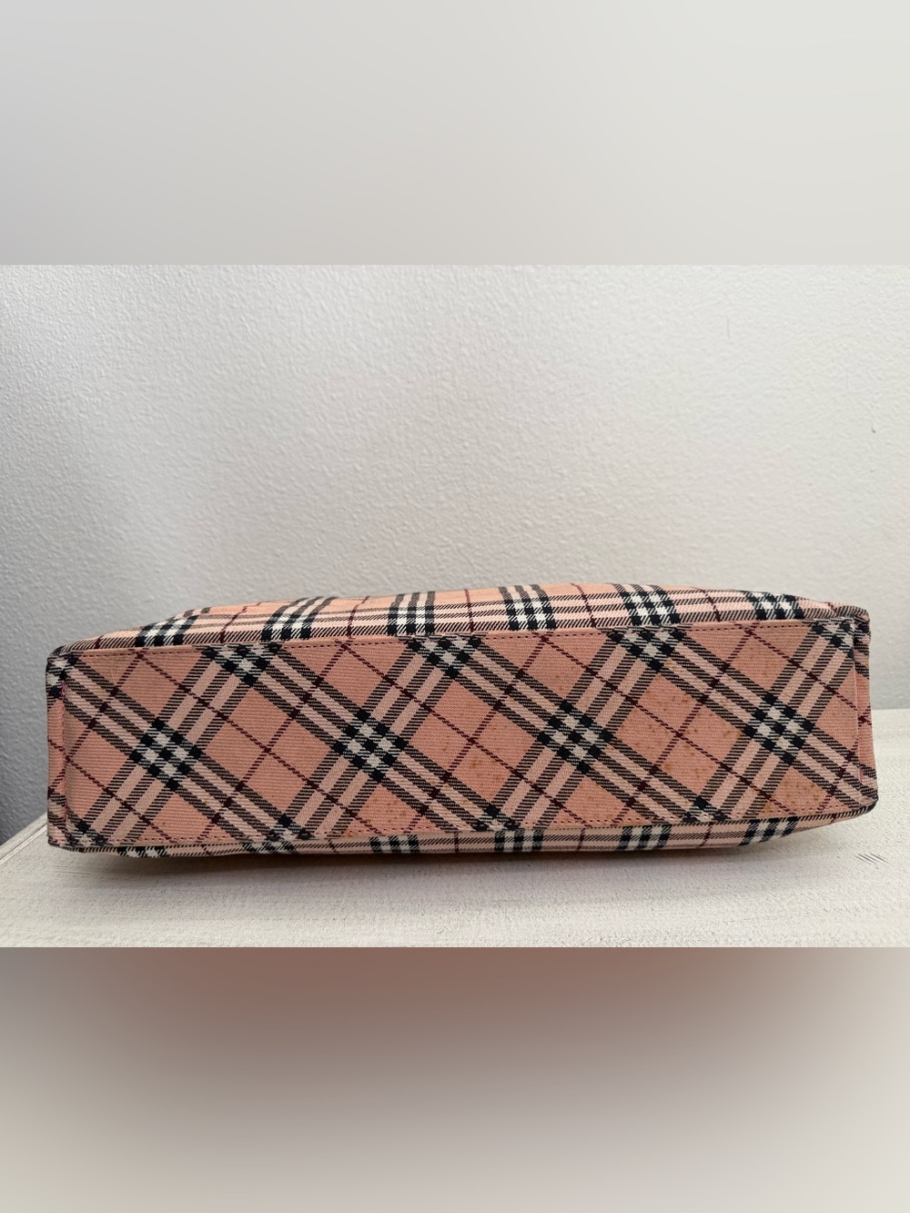 BURBERRY Blue Label Pink Nova Check Tote Bag - Picture 6 of 12